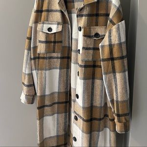 Womens plaid shacket